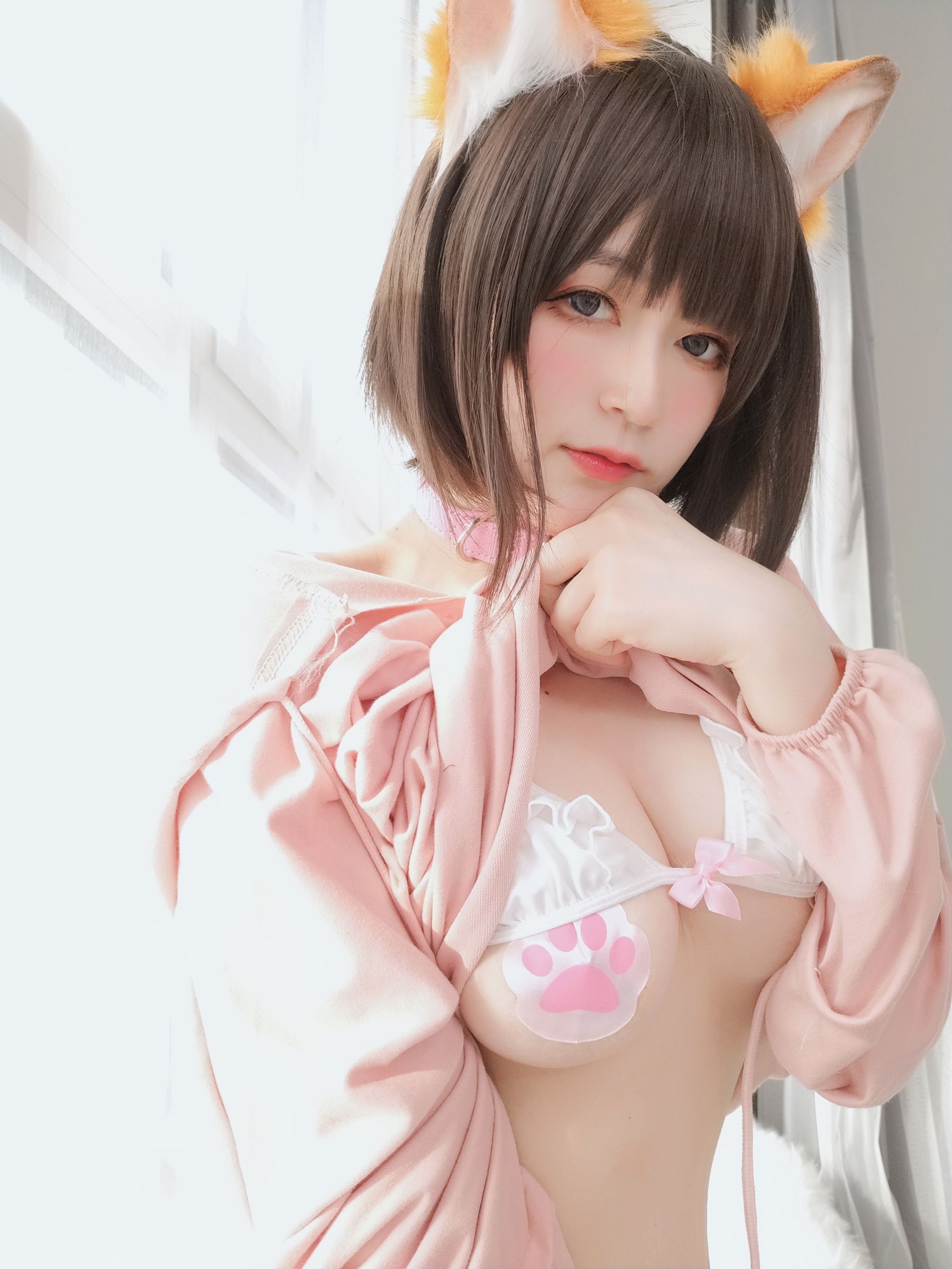 [COS写真]小姐姐白银81–粉红狐狸插图9